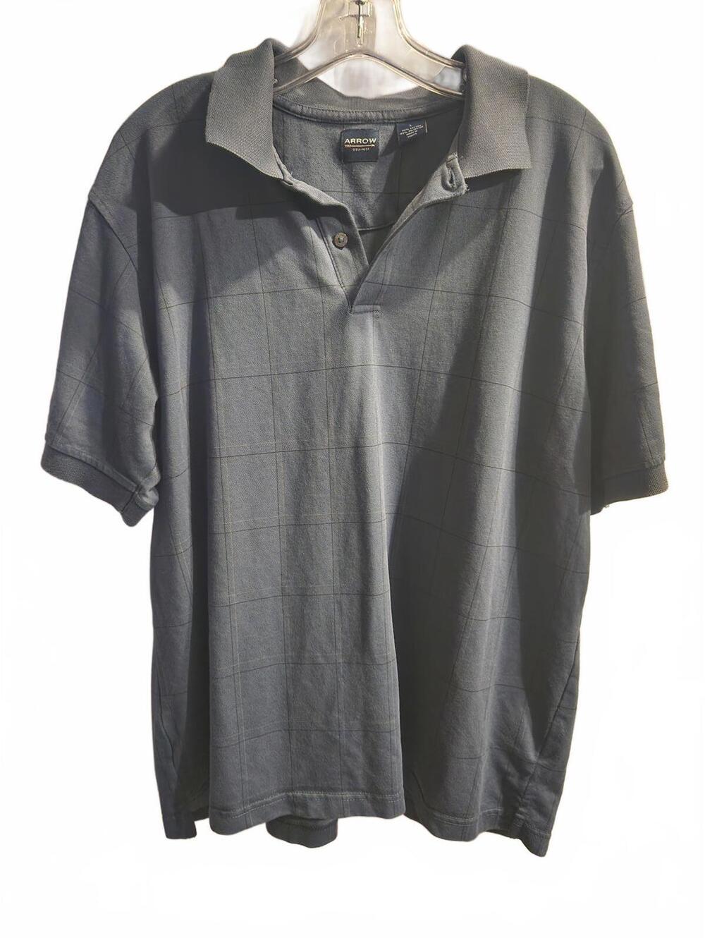 Arrow Navy Blue Short Sleeve Polo Shirt. Mens Size Large. Excellent condition